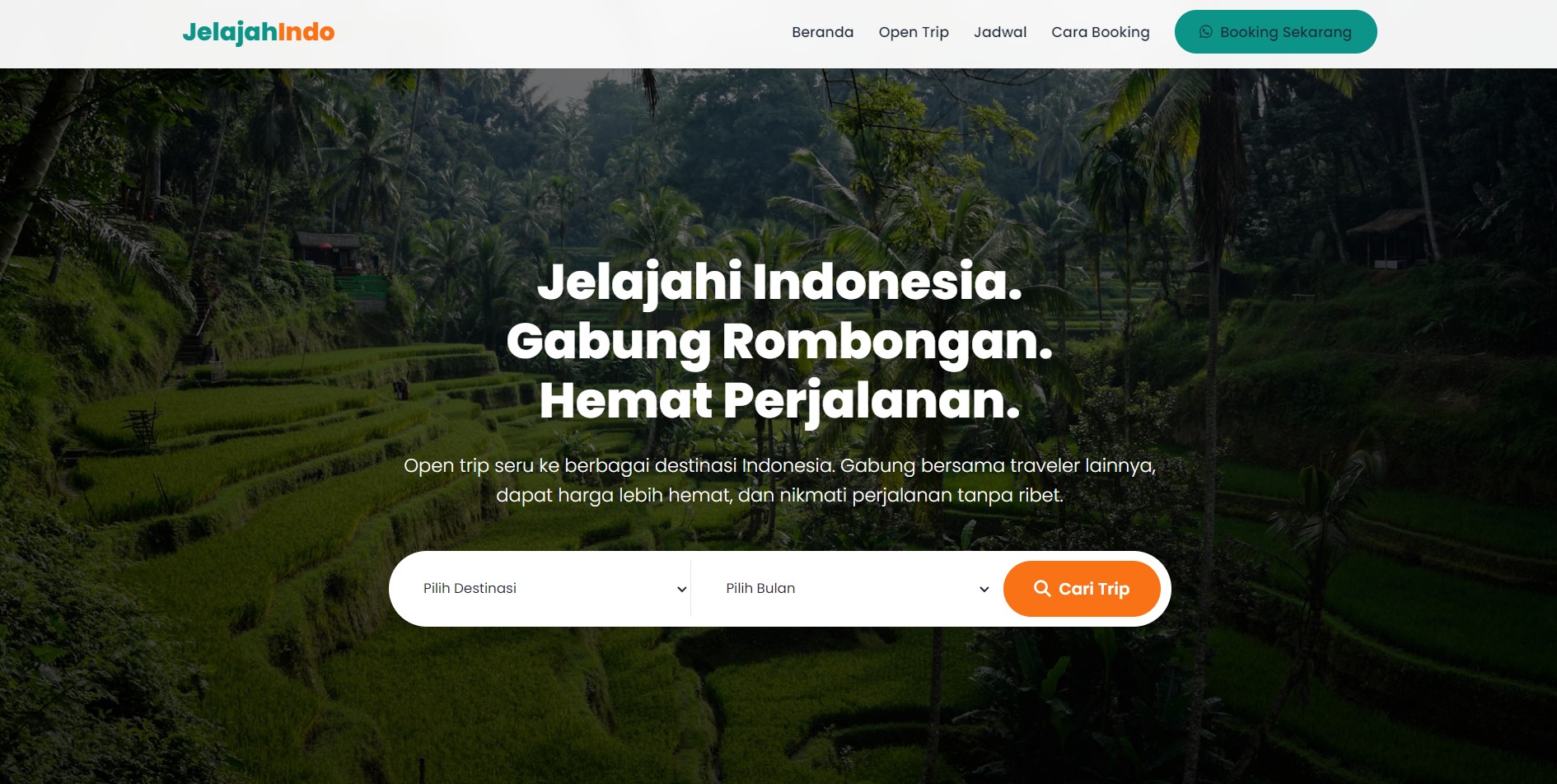 Website JelajahIndo Tour